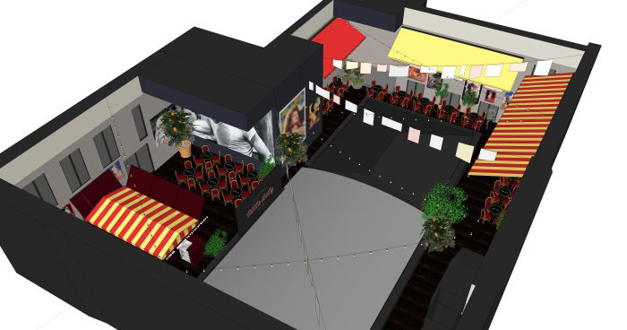 Ny italiensk innergård på Scandic Grand Central i Stockholm