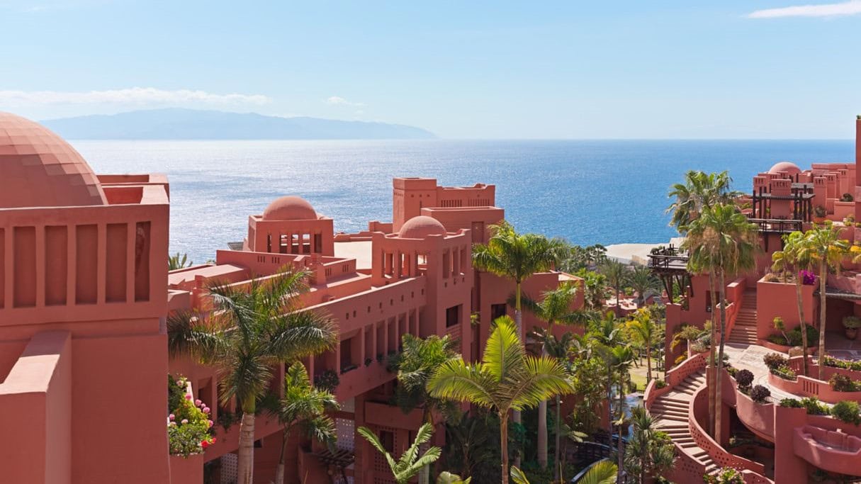 Bird view of The Ritz Carlton Abama in Tenerife