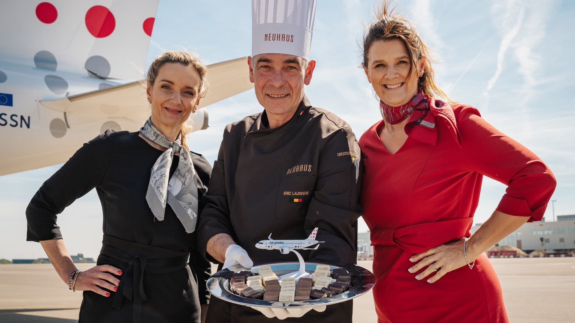 Brussels Airlines - new menus & Neuhaus chocolate returns