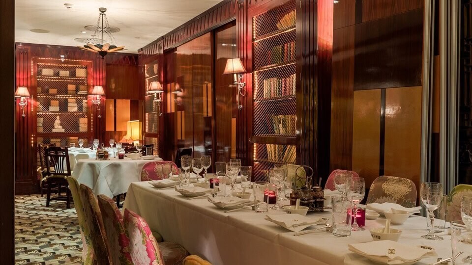 dinning area at China Tang at The Dorchester