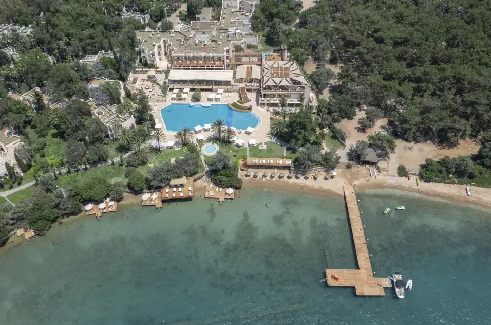 an overview of the DoubleTree by Hilton Bodrum Isil Club Resort