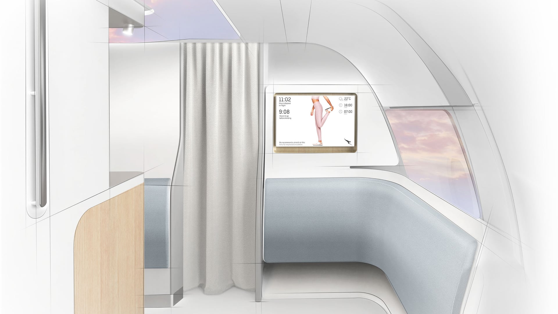 Airlines News - Qantas unveils new First Class Suites for the world´s longest flight