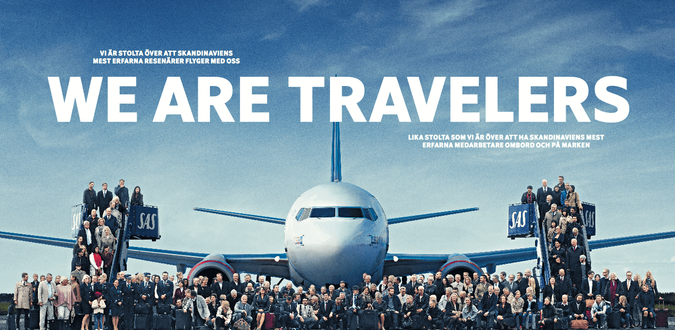 SAS lanserar nytt livsstilskoncept för frekventa resenärer - "We Are Travelers"