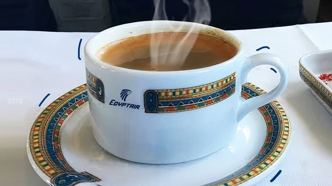 Airline review Beverages - Egyptair - 3