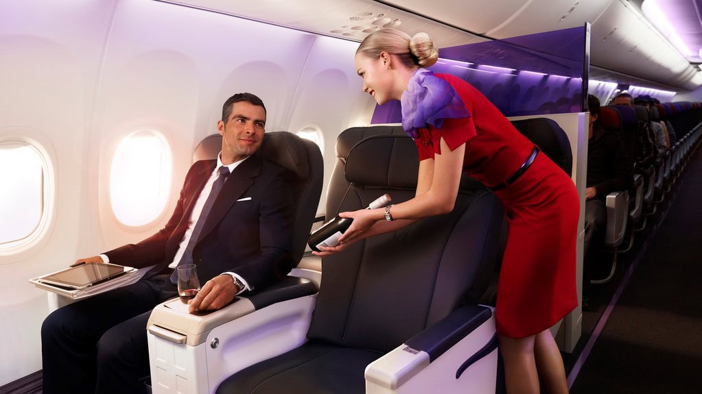 Airline review Beverages - Virgin Australia - 1