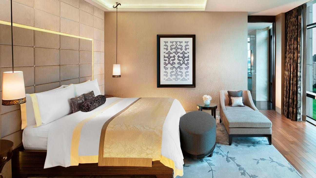 Bedroom at the st regis bangkok 
