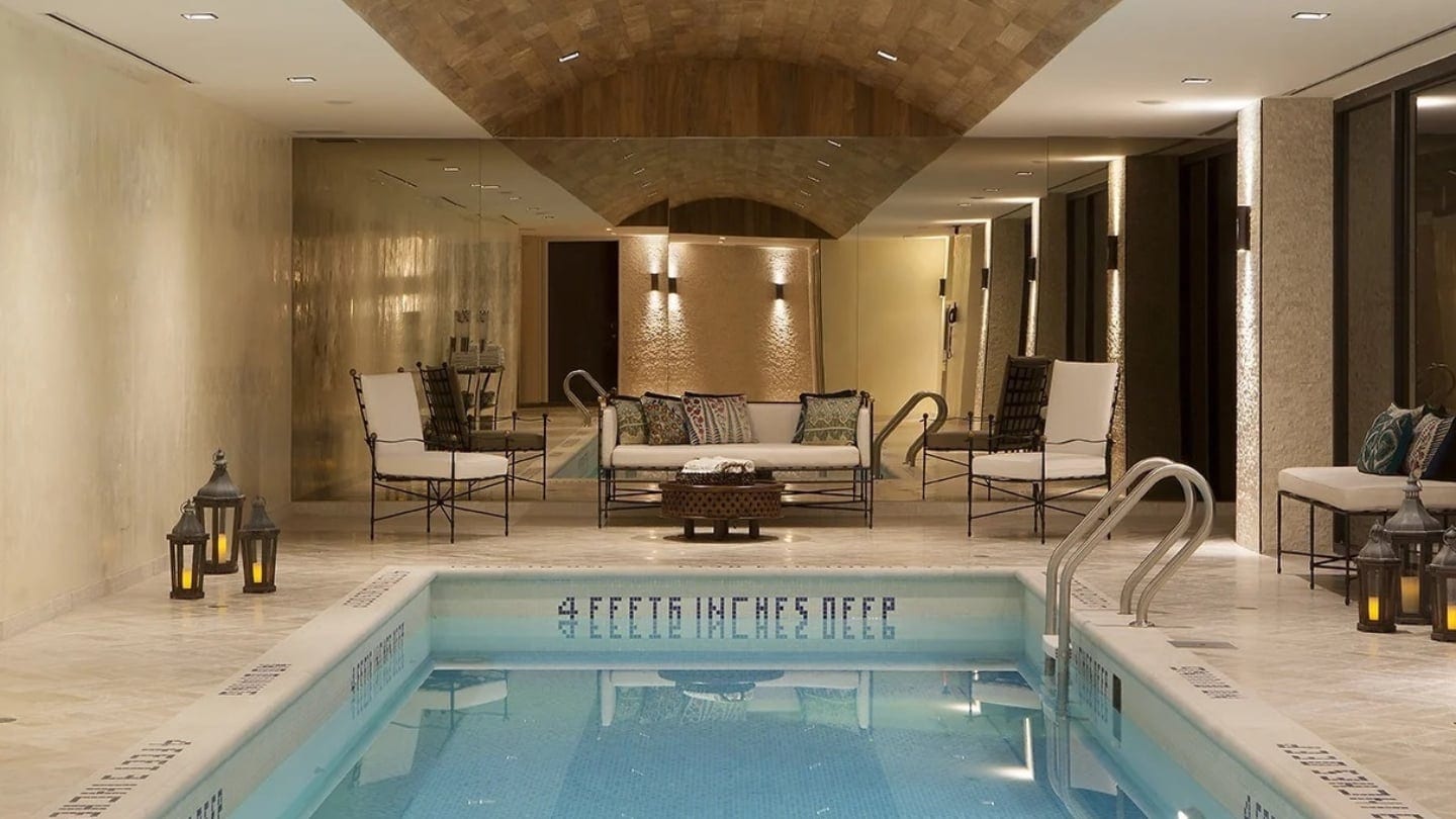spa area at the mamara hotrel at park avenue new york