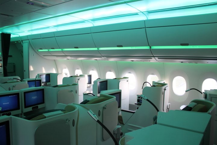 Bli med inn i verdens nyeste passasjerfly Airbus A350 - Kabinbelysning - 3