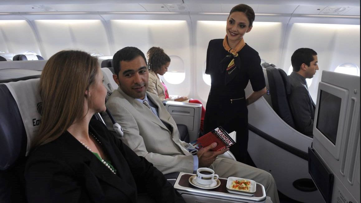 Airline review Beverages - Egyptair - 2