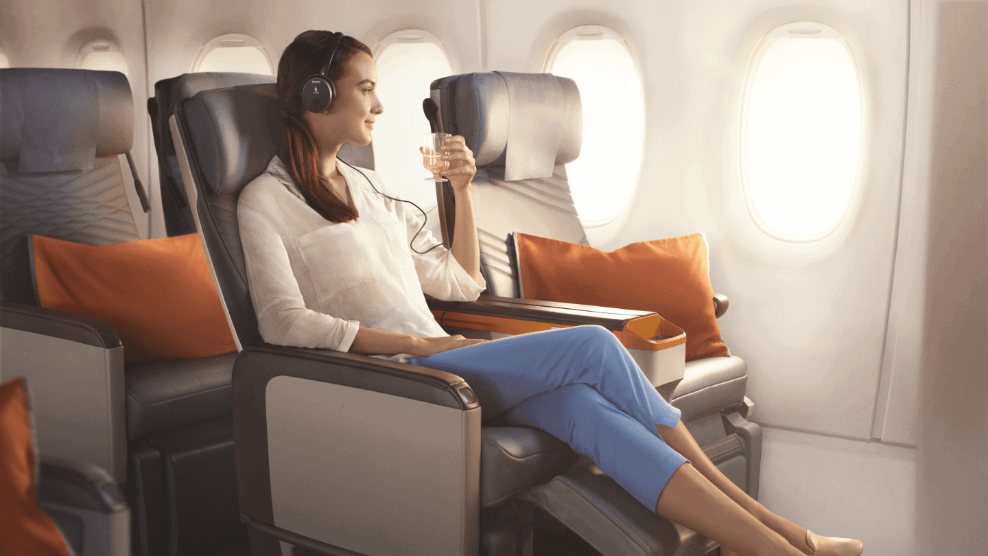 Premium Economy vs Economy    image