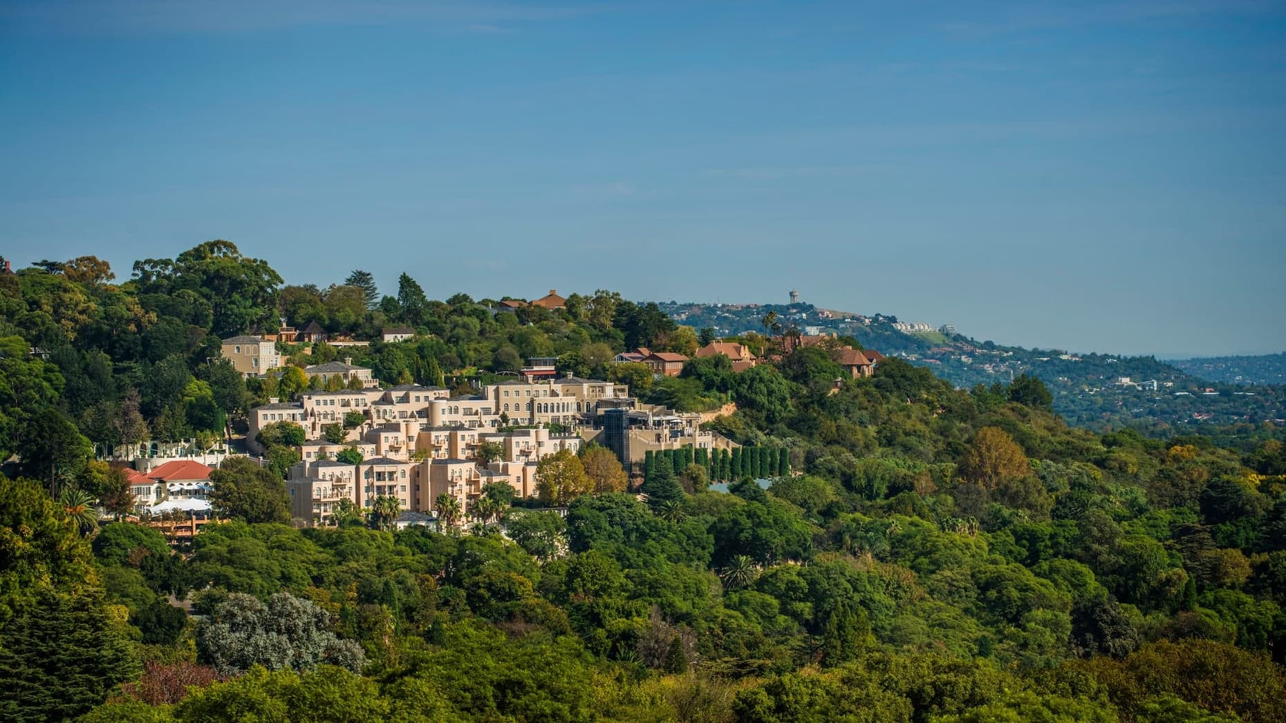 Four seasons hotel the westcliff seen from the sky