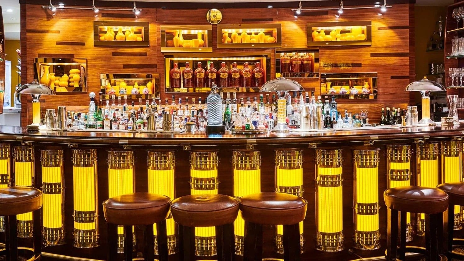 the bar at China Tang at The Dorchester