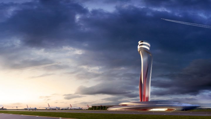 Istanbul New Airport unveils tulip-inspired control tower - 1