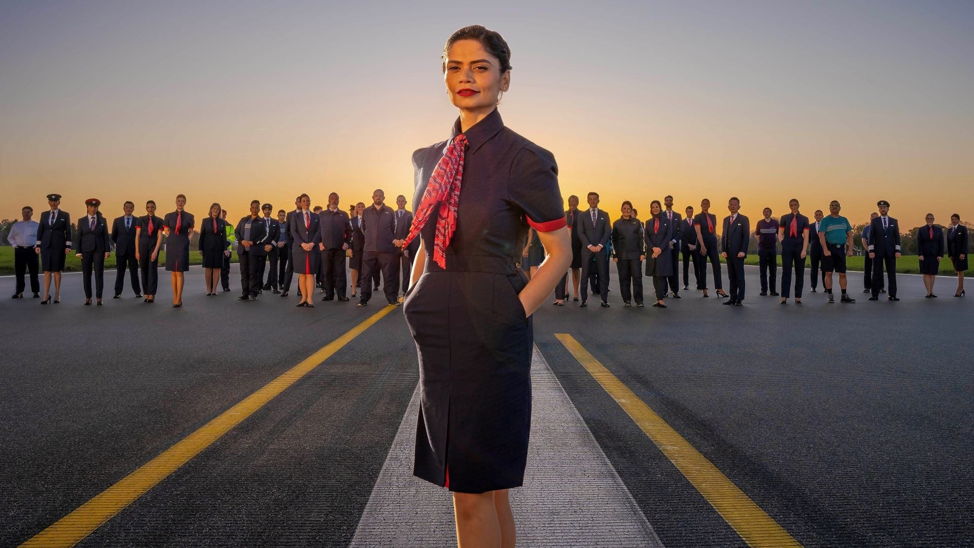 British Airways parades new uniforms