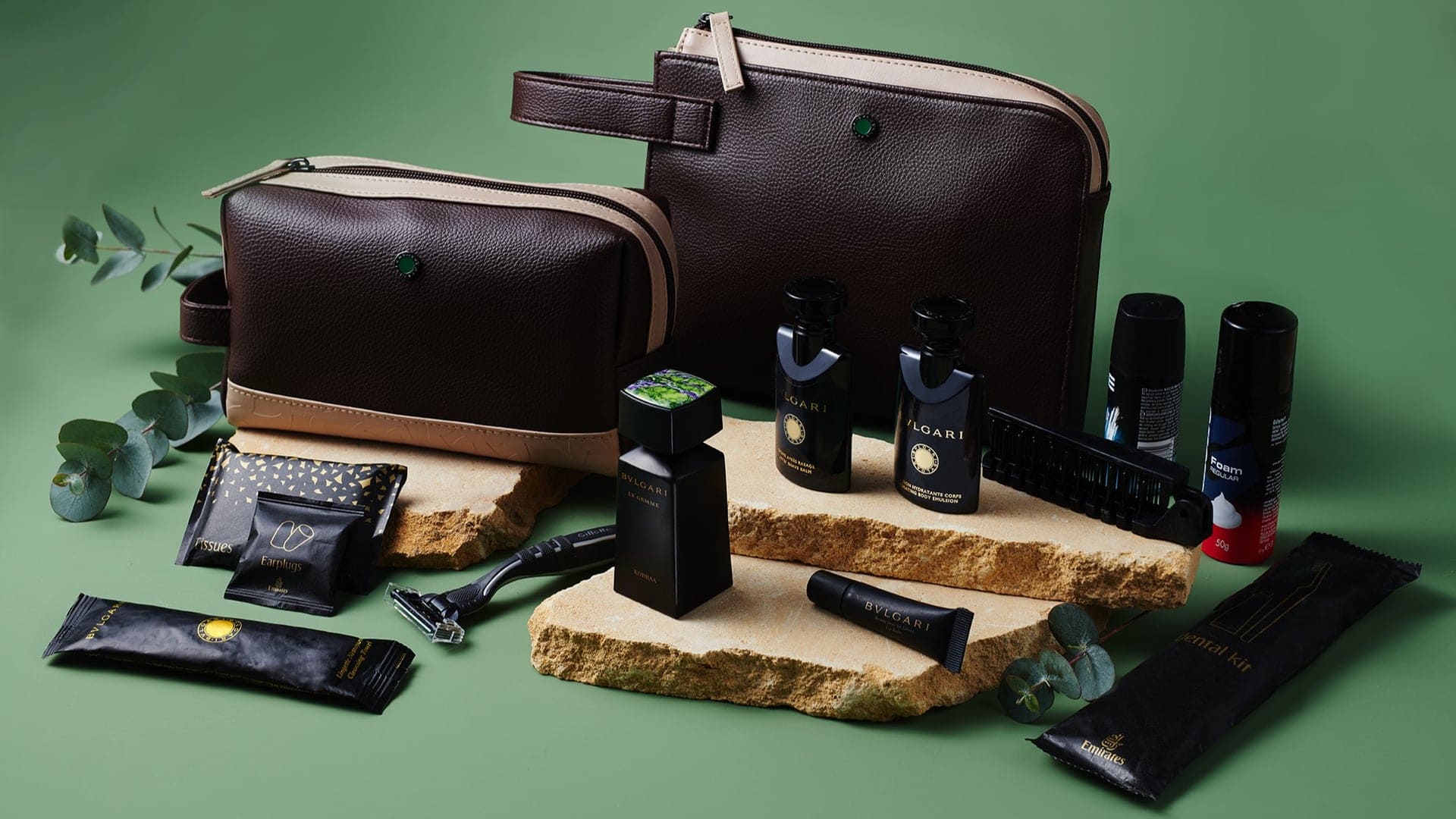 Airlines News - Emirates - new Bulgari amenity kits in Business Class and First Class