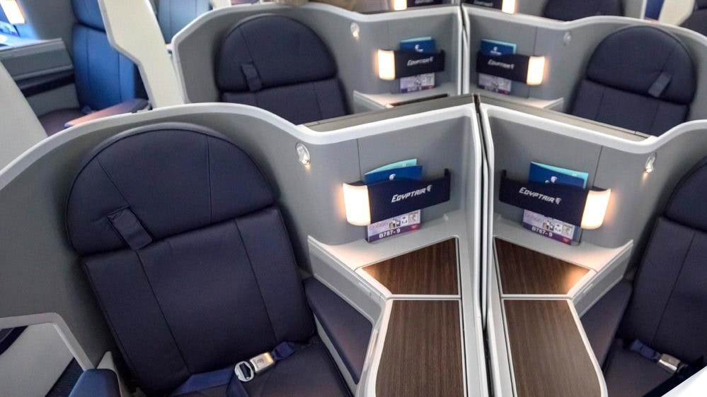 Airline review Cabin & Seat - Egyptair - 2