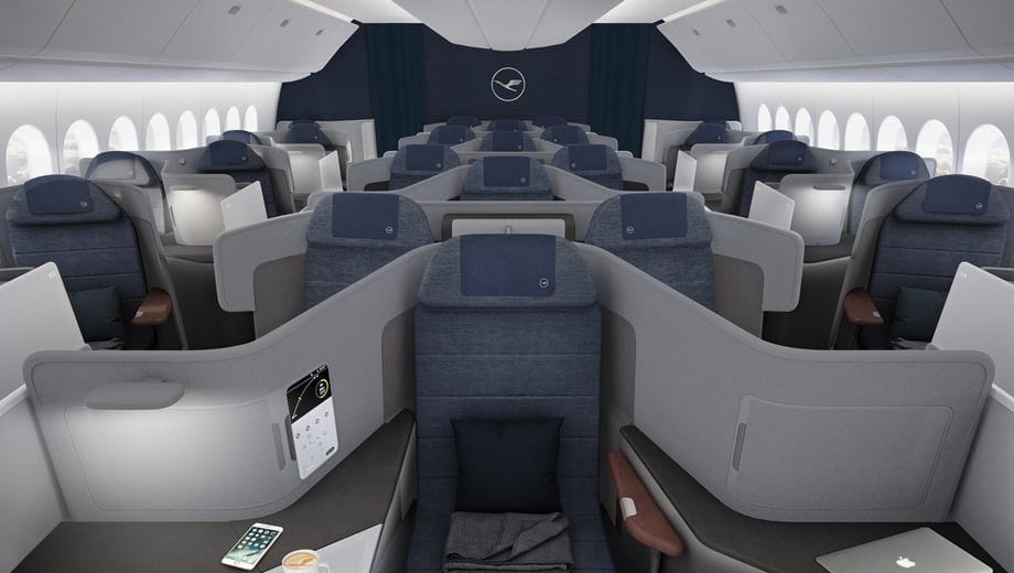 These three airlines are counting down to all-new business class seats - Lufthansa