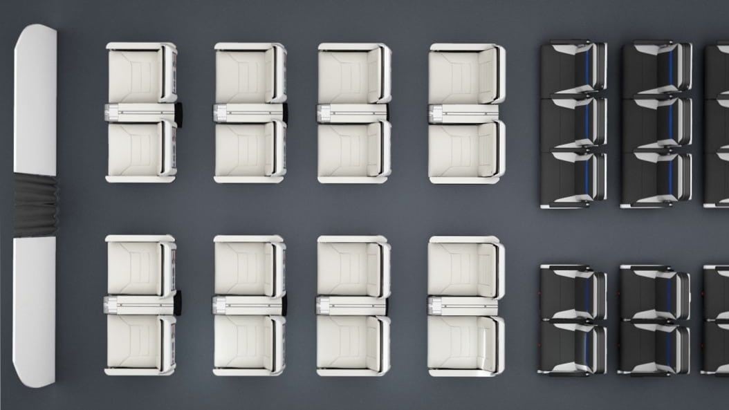 Airlines Articles - Breeze Airways showcases its Airbus A220 premium cabin