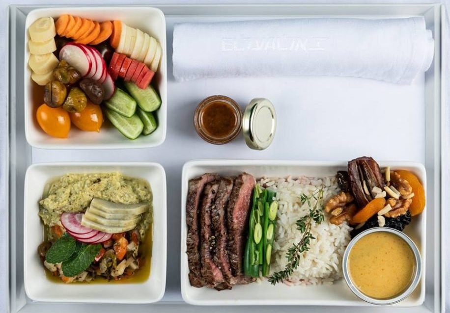 Airline review Cuisine - EL AL Israel Airlines - 1