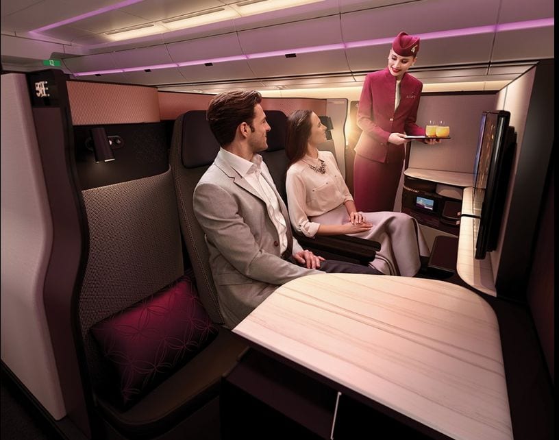 Qatar Airway’s revolutionary QSuite is coming to Paris and New York this year