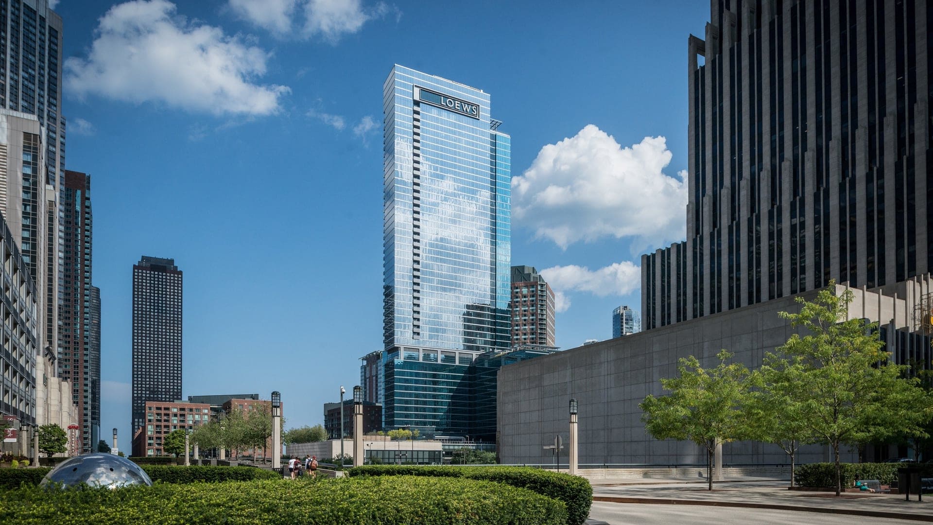 Outside view of Loews in Chicago