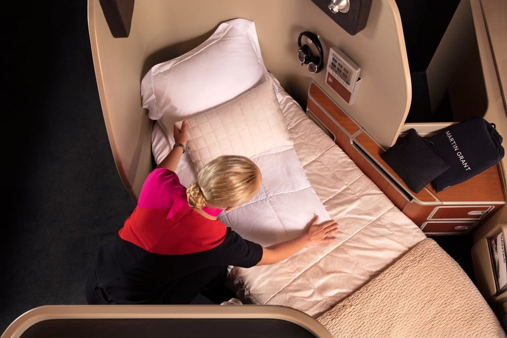 Qantas Upgrades First Class Sleep Experience - 1