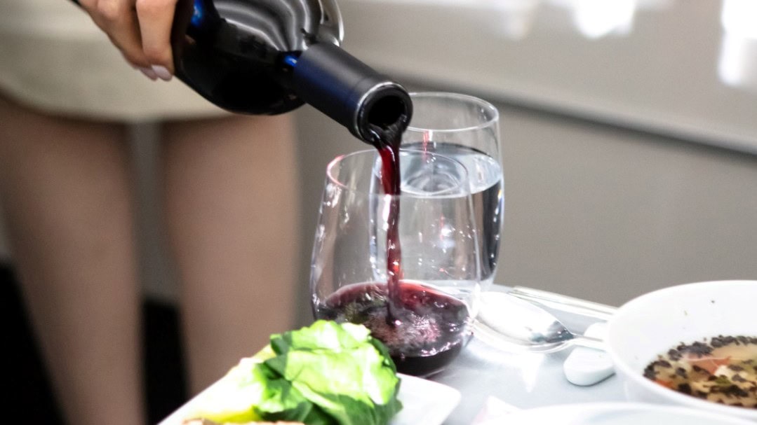 Airline review Beverages - Korean Air - 2