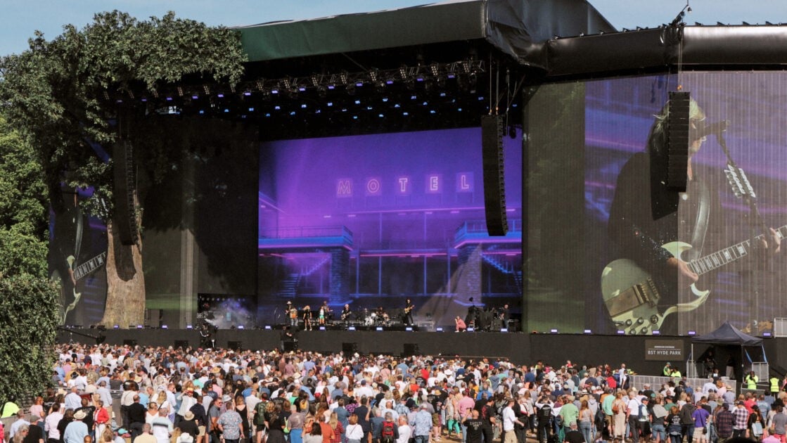 A concert at Hyde Park 
