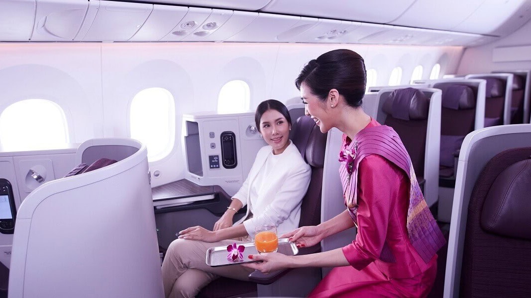 Airline review Beverages - Thai Airways - 1