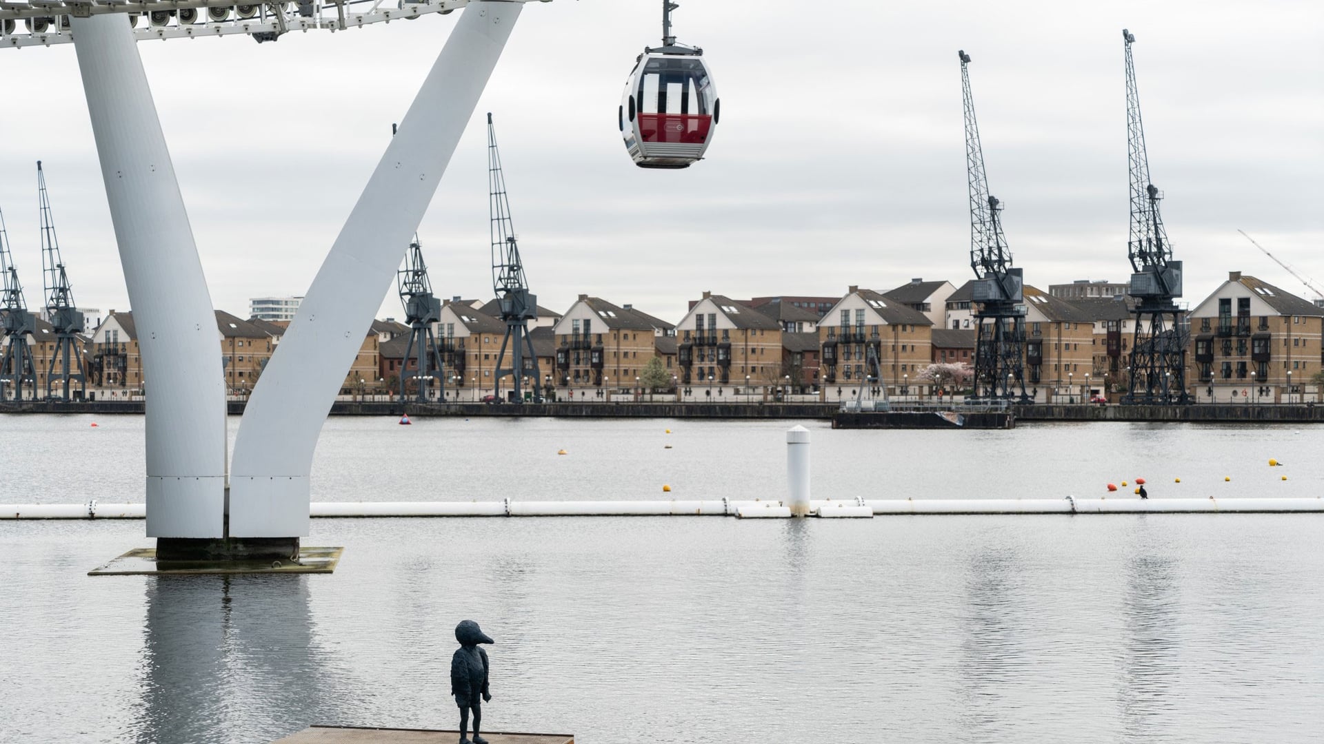 the sea under The Line