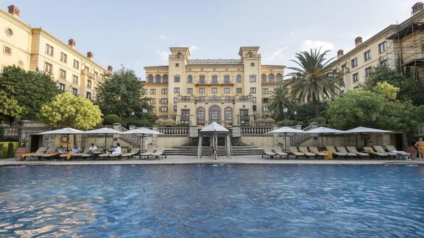 swimming pool area at palazzo montecasino johannesburg