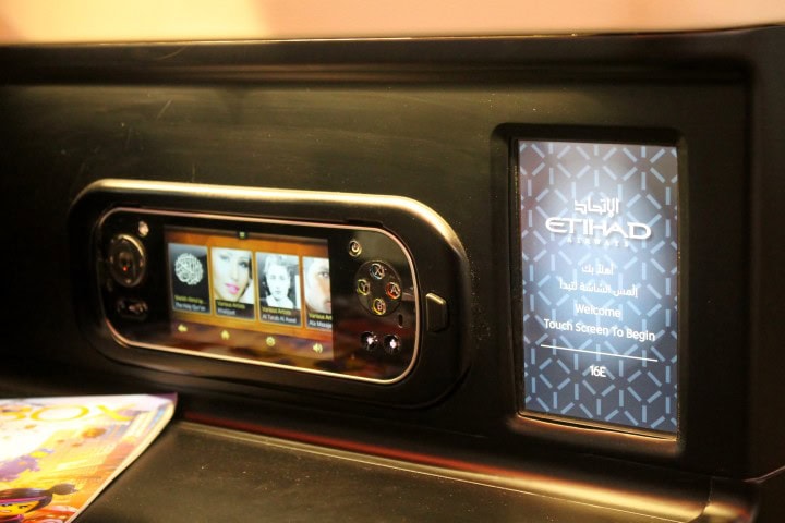 More unique pictures of Etihad's new business seat ‘Business Studio’ - New entertainment system - 4