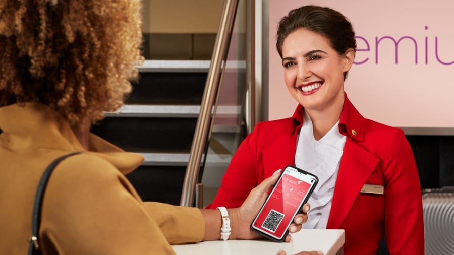 Virgin Atlantic Premium Economy check-in