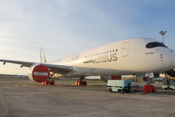 Titta in i världens nyaste passagerarflygplan Airbus A350