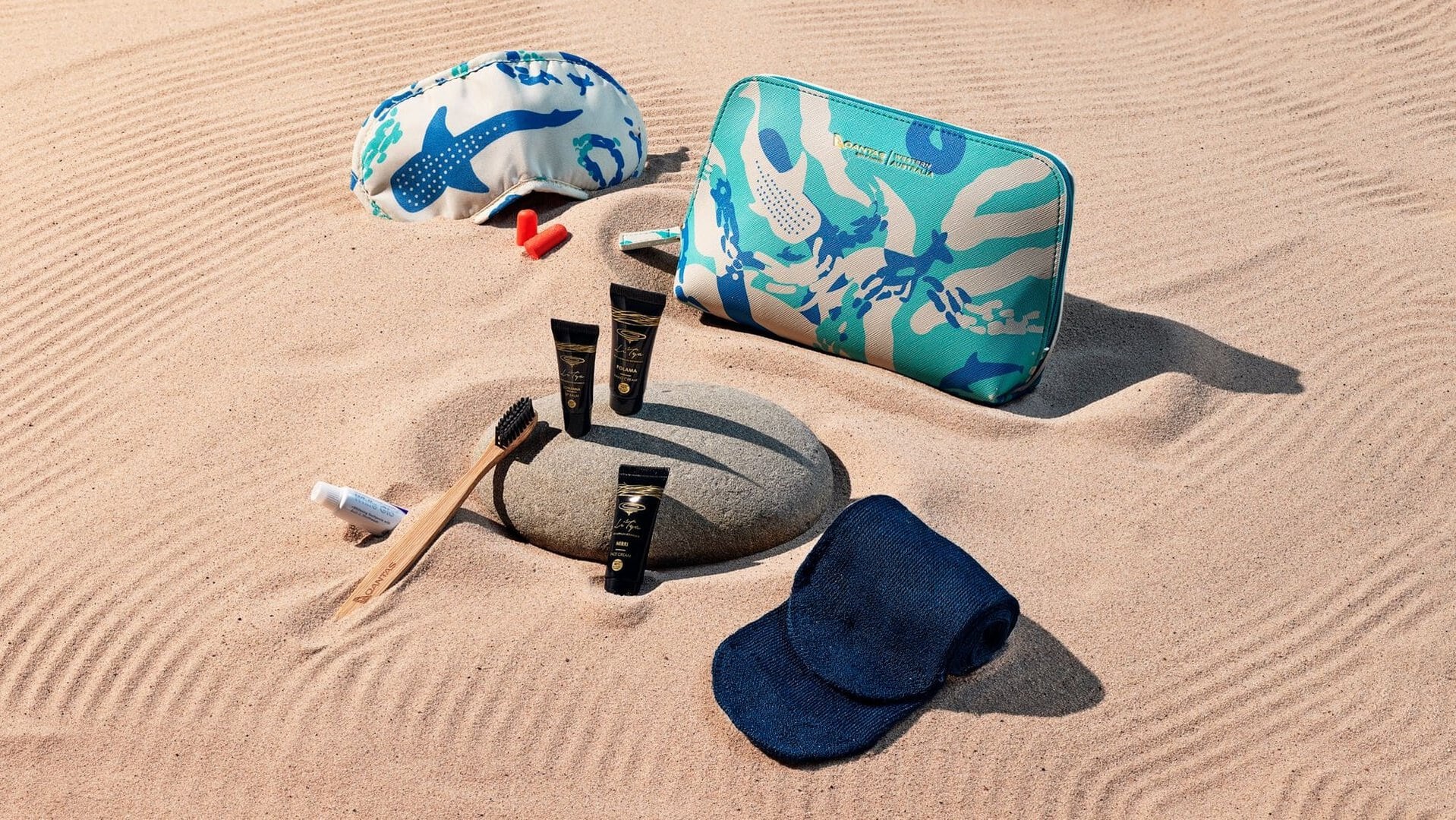 Qantas & Western Australia debuts new amenity kits