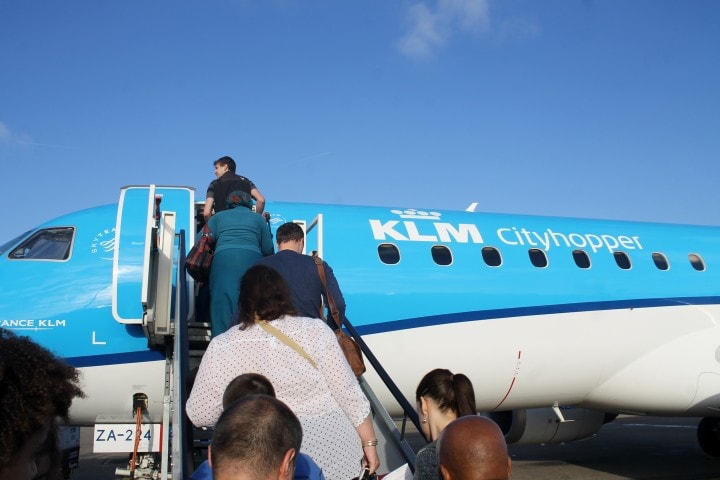 KLM Business Class, Amsterdam-London Heathrow