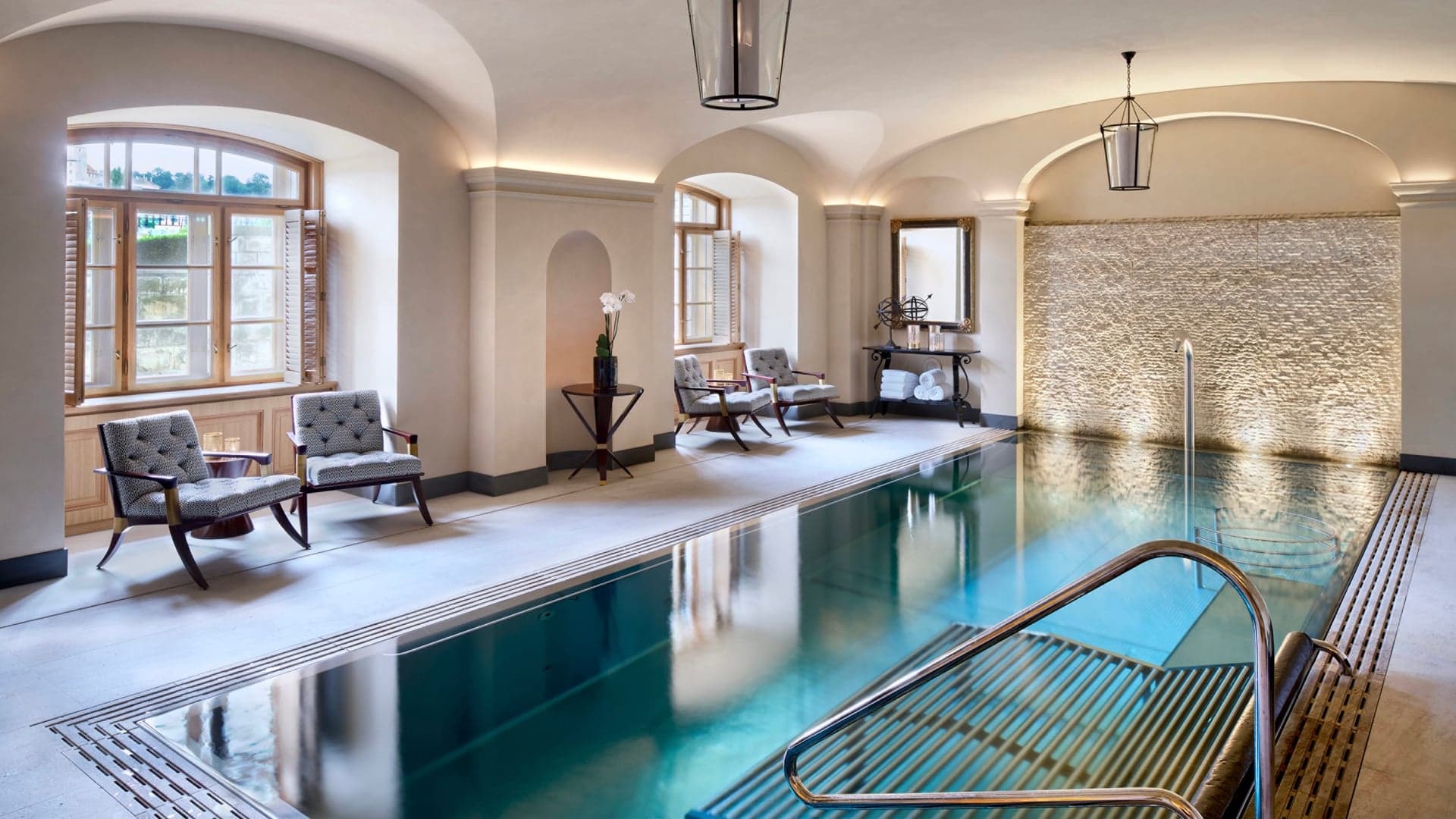 a swimming pool at The&nbsp;Four Seasons Prague