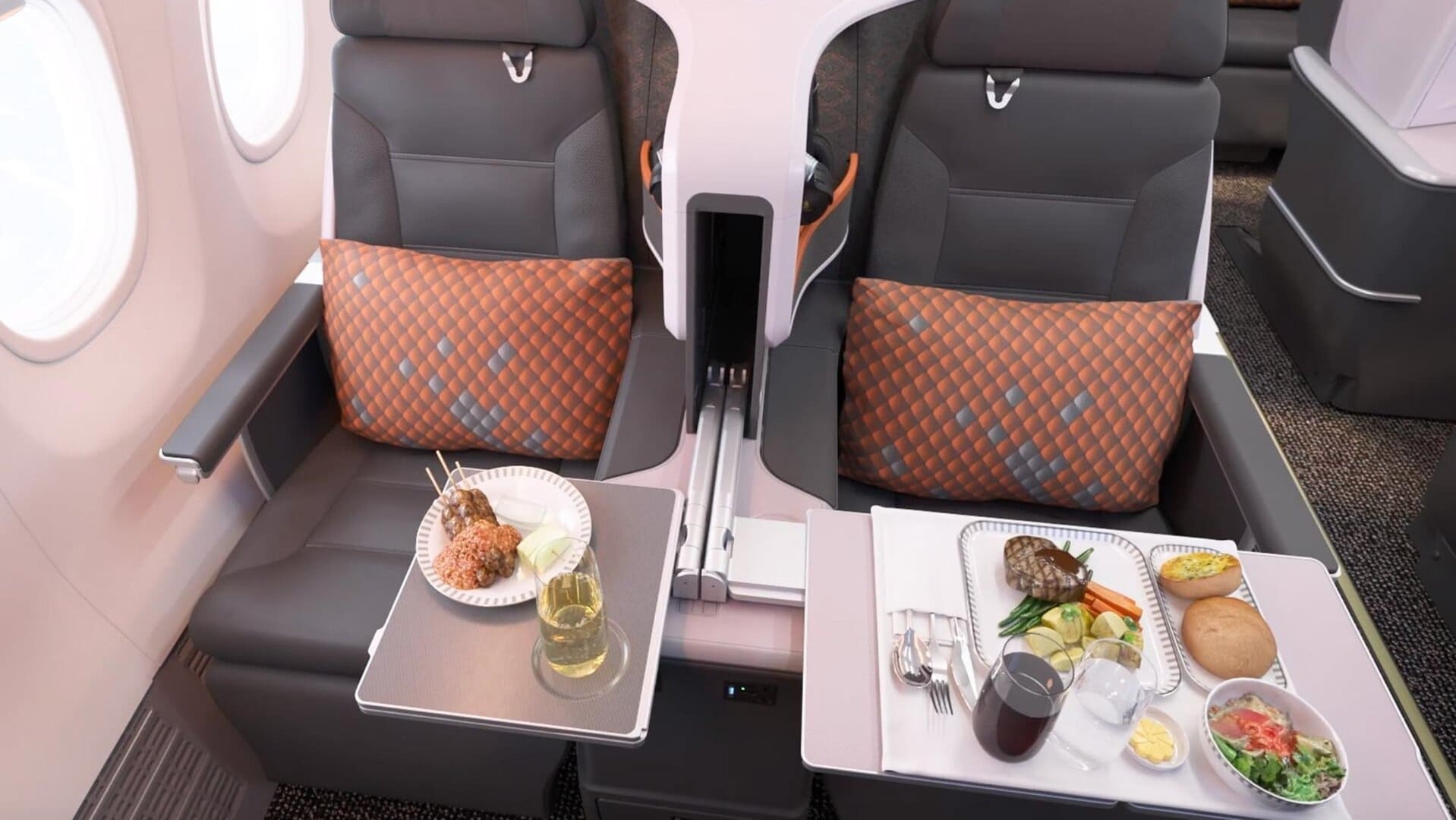 Airlines News - Singapore Airlines unveils a new Business Class flat-bed for its short-haul aircraft
