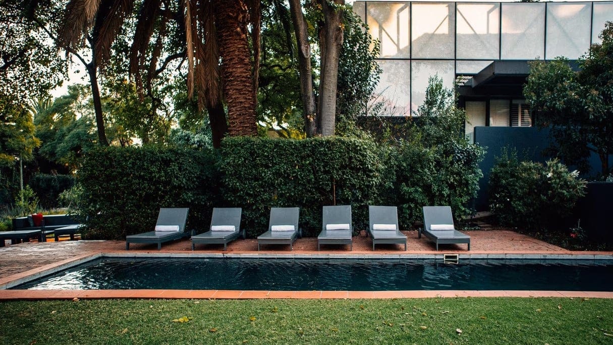 Pool at ten bompas hotel johannesburg