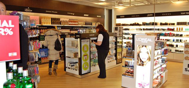 Luleå flygplats har fått ny taxfreebutik