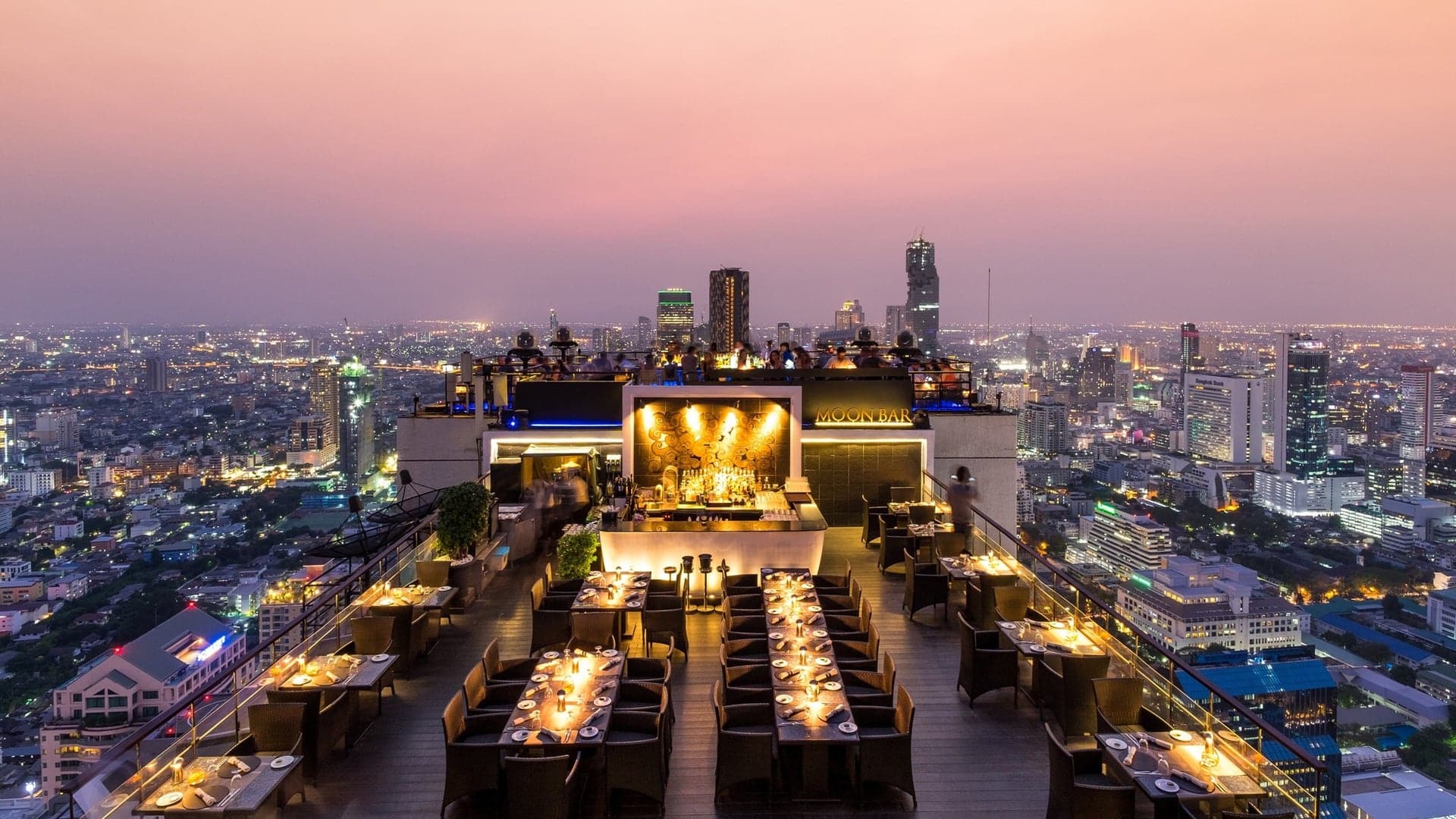 Terrace resturant at Banyan tree bangkok
