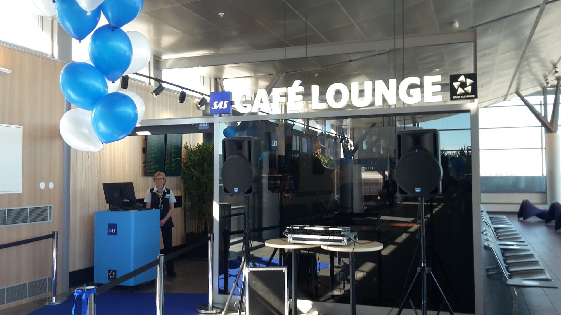 SAS har öppnat sin första cafélounge