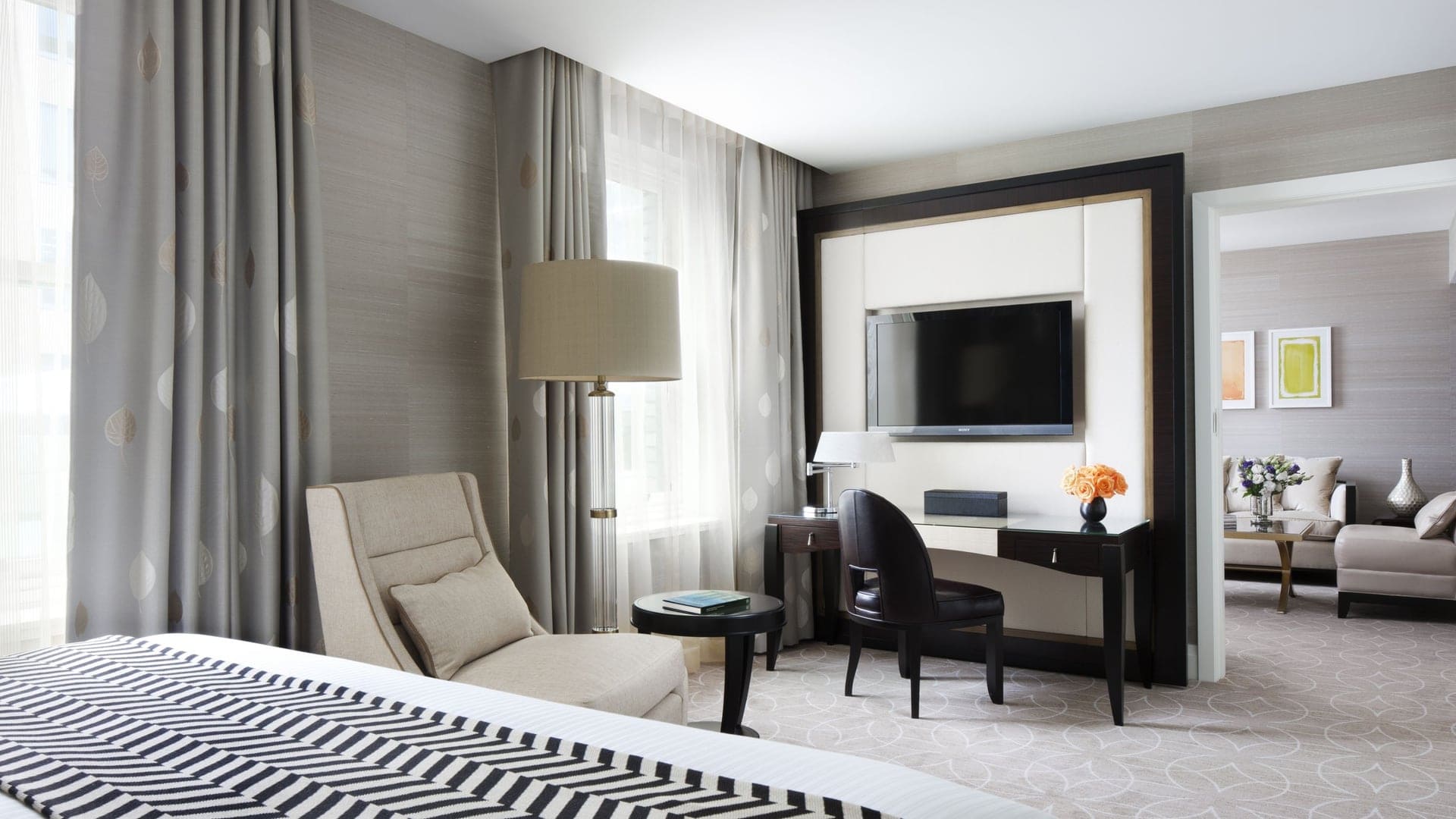 Bedroom at rosewood hotel georgia