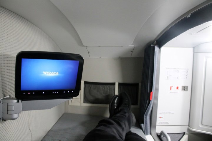 Bli med inn i verdens nyeste passasjerfly Airbus A350 - Hvilerom for besetnigen - crew rest - 4