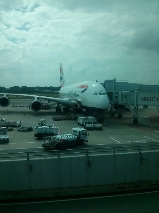 British Airways Airbus A380 Club World til Singapore - 1