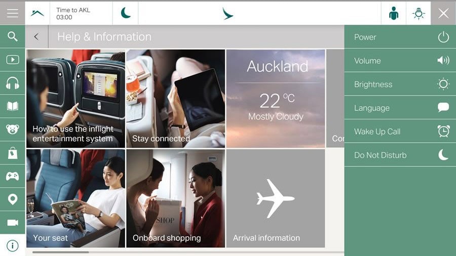Airline review Entertainment - Cathay Pacific - 3