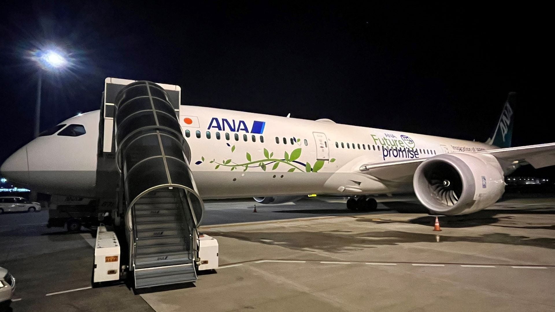 Airlines News - ANA goes green on its Boeing 787 Dreamliners