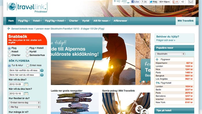 Resebyråtest 2012 Plats 4: Flygstolen, Opodo & Travellink - 2