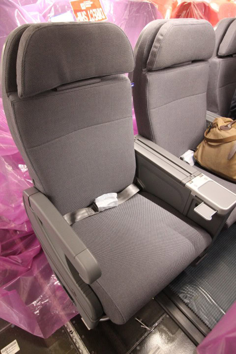 En första titt på Erik Viking och SAS nya långdistansstolar - SAS Plus - 1