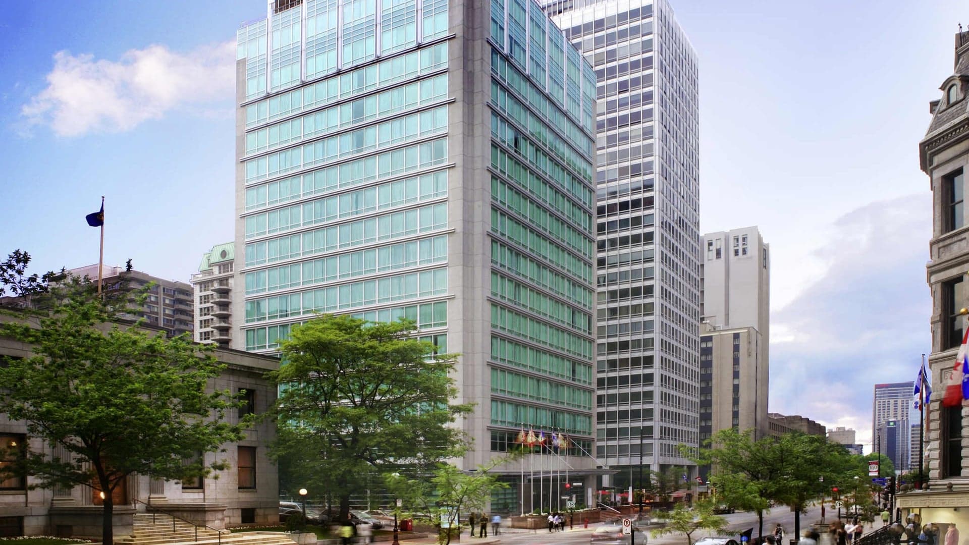 Outside view of Sofitel Montreal Golden Mile